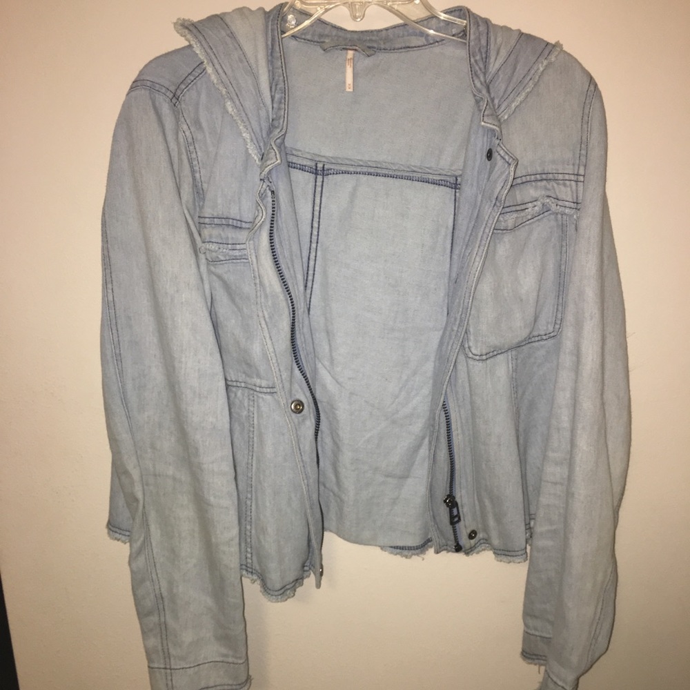 Free People Loose Denim Jacket